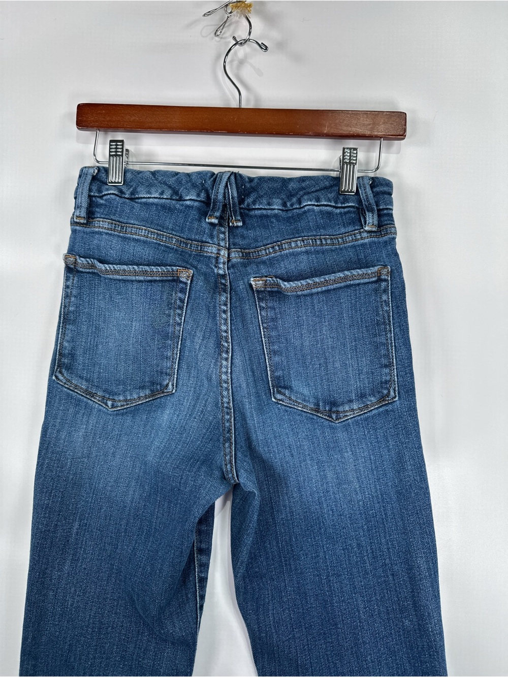 Good American Good Classic High Rise Straight Denim Medium Wash Size 4 / 27 - Picture 5 of 12